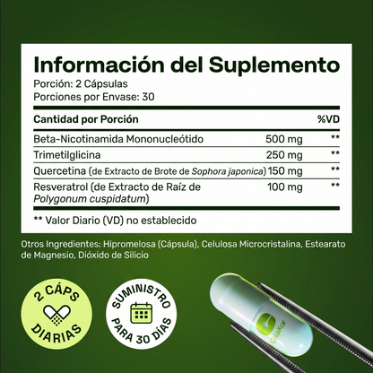 NMN | Suplemento NAD Anti-Age